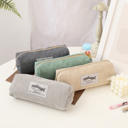 Corduroy Pencil Case Korean Stationery