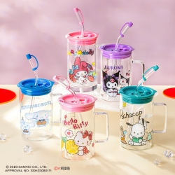 Transparent straw cup  Sanrio