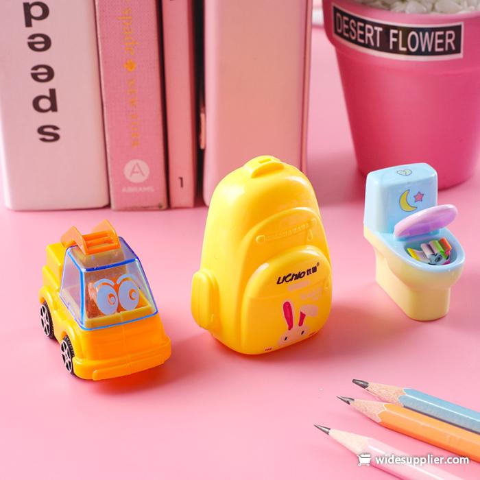 Cartoon animal pencil sharpener, creative children's manual pencil sharpener, cute cartoon pencil sharpener, children's stationery