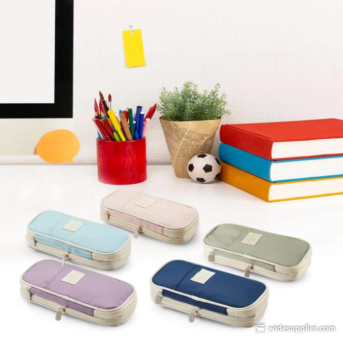 Large Capacity Pencil Cases Students Pencil Bag Pouch Holder Box for Girls Boy Office Stationery Organizer School Supplies